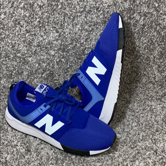 MENS NEW BALANCE SHOES 247 "ROYAL BLUE" MRL247J2 - Picture 7 of 8